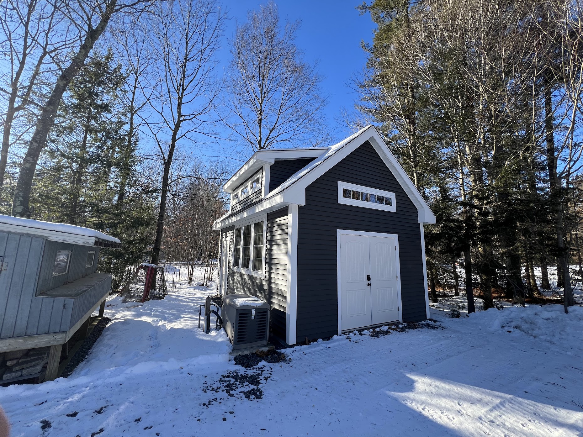 Custom shed build in Sandown, NH
